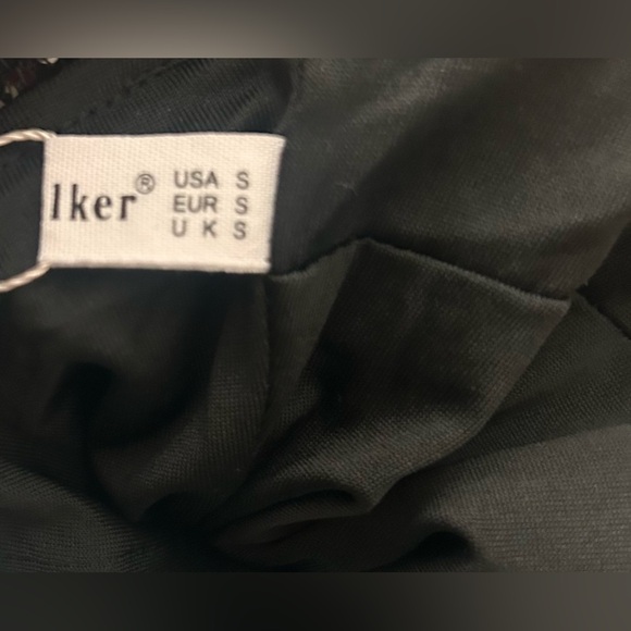 Canton walker Elegant Black Sequin Strapless Dress for Prom - Picture 3 of 4